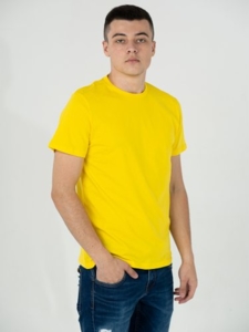 футболка мужская жёлтая