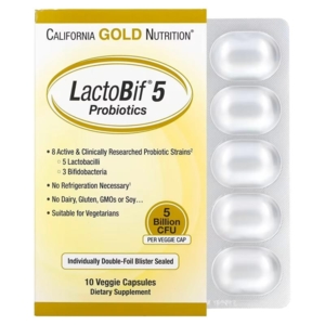 Пробиотик California Gold Nutrition LactoBif5