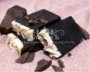 medium-Мыло натуральное Горький шоколад
