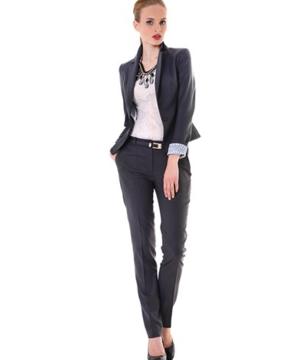 medium-Костюм Miss Lo: жакет+брюки, цвет графит