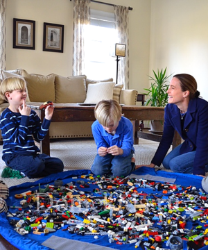 medium-Лего-сумки Для Lego! Качели-паутинки Дома в саду!