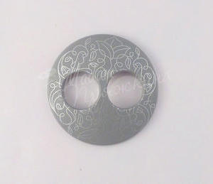 medium-Пуговица Круглая матовая-Дизайн-8.2-серебро