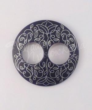 medium-Пуговица Круглая матовая-Дизайн-6.2-серебро