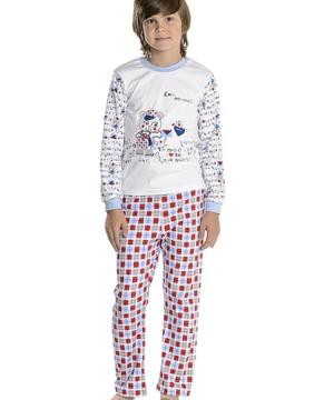 medium-пижама для мальчика "сны почтой", Лео