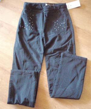 medium-Утепленные брюки со стразами 132-140