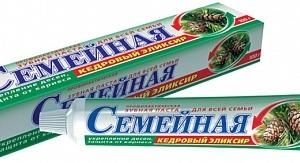 medium-зубная паста "Семейная" (кедровый эликсир) 100 г.