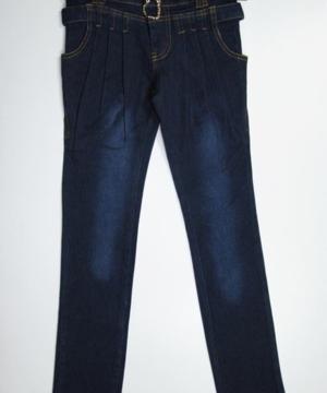 medium-джинсы узкие с галифе (сзади цепочки), 140-146