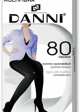 medium-Женские колготки DANNI Multifibra 80