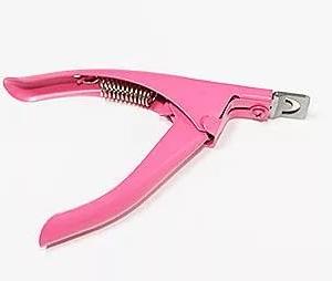 medium-Щипцы для обрезания типсов (сlipper) розовые