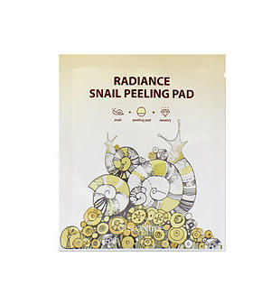 medium-Пилинг-пэд с муцином улитки Radiance Snail Peeling