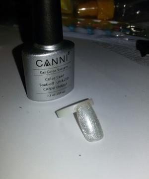 medium-Гель-лак CANNI цвет 008 (серебро)