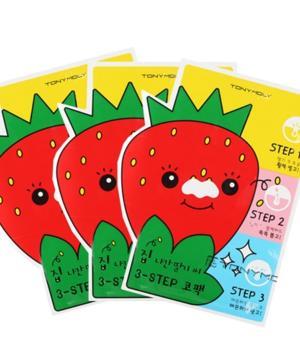medium-Патчи для носа Homeless Strawberry Seeds 3-step No