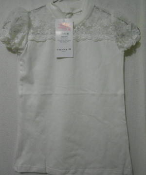 medium-Блузка с гипюром короткий рукав