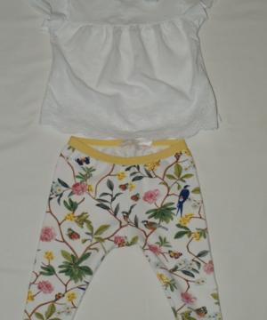 medium-Летний комплект (футболка+брюки) Zara р.80 (на 74)