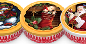 medium-Печенье сдобное НГ "Красный Санта Клаус"ассорти