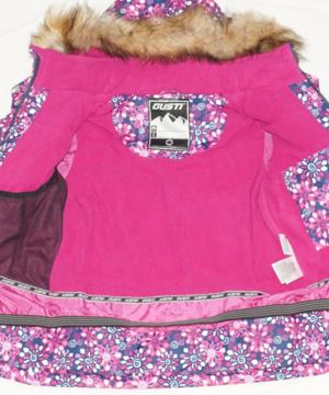 medium-Новая зимняя куртка для девочки Gusti р.128+6