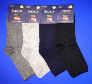 medium-Береза носки мужские с ослабленной резинкой