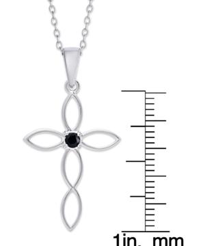medium-Ожерелье Macy's серебряное с сапфиром
