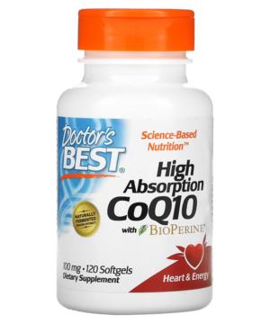 medium-Антиоксидант Doctors Best, CoQ10 100 mg, 120 шт.