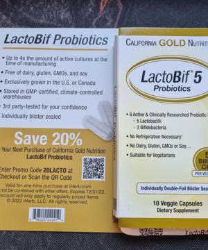 medium-Пробиотик California Gold Nutrition LactoBif5