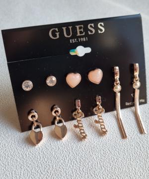 medium-Серьги Guess набор 6в1